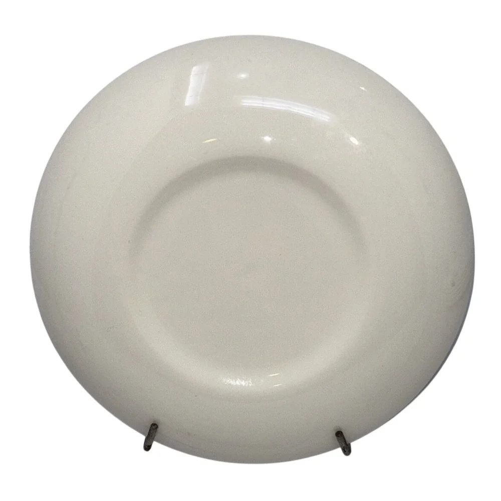 Vintage-Style Autumn Harvest Wheat Leaves Ceramic Saucers plates Set of 6‎ Retro